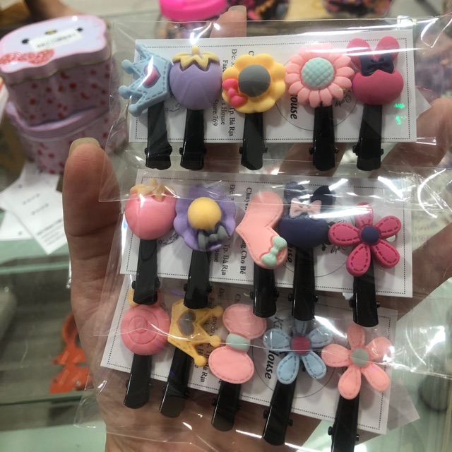 SET 5 KẸP TÓC BÉ GÁI