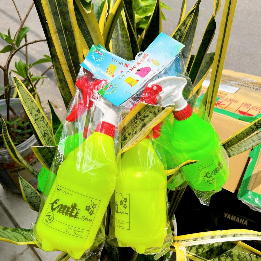 Bình xịt cầm tay 1 lít hàng đẹp, phân phối chuyên nghiệp - Bình tưới cây 2 chức năng loại 1 lít nhiều màu