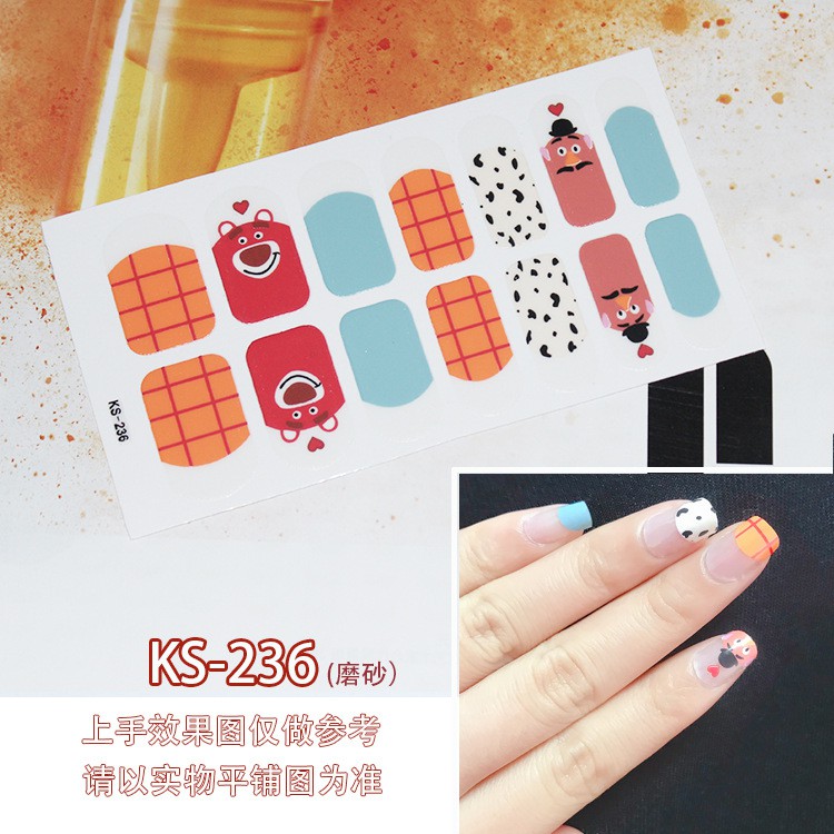 Bơ móng tay sticker đầy đủ sticker sơn móng tay patch nail film