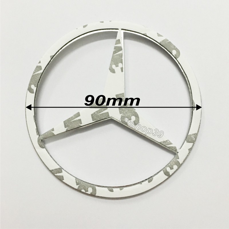 Logo cốp sau xe Ô tô dùng cho các dòng xe Mercedes 90mm