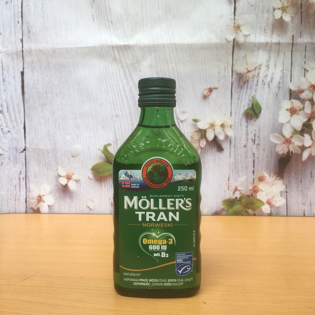 Dầu gan cá tuyết Omega 3 DHA Moller's Tran