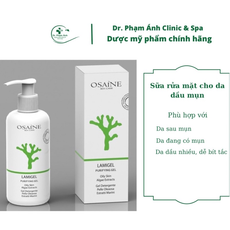 Sữa rửa mặt cho da dầu mụn Osaine Lamigel