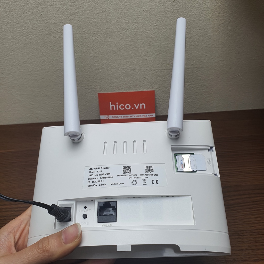 Bộ Phát Wifi 3G 4G CPE R311 Tốc Độ Truyền Tải 300Mb 1 Cổng LAN, Hỗ Trợ 16 Thiết Bị Chuyên Lắp Xe Khách, Văn Phòng