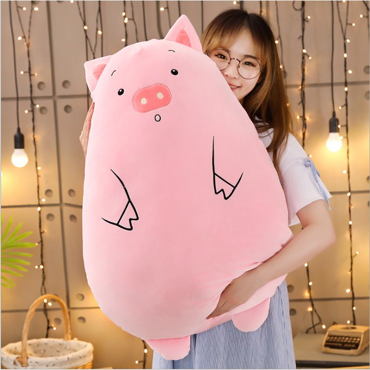 Gấu Bông Animal Size 50 Béo Ú Cute ,Gối Ôm Animal Vải Siêu Mềm Mịn