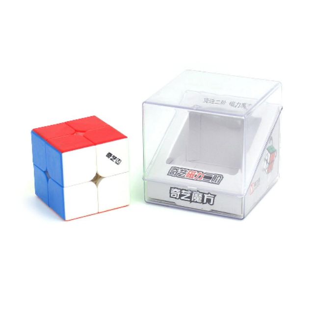 Rubik QiYi MS 2x2 trang bị nam châm giá rẻ 2020 stickerless. Rubik 2 tầng có nam châm