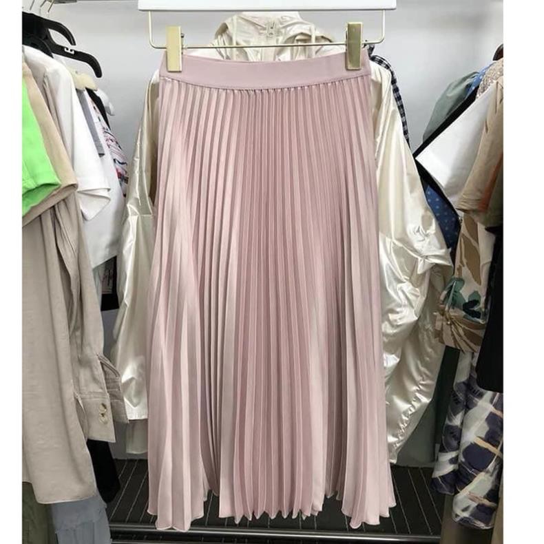 🍀 10.10 10.10 😍 🌸 🍀 9.9 Chân váy H&M màu đỏ mận mẫu 2019 (Pleated Skirt) .. Đẹp . . Đẹp . .