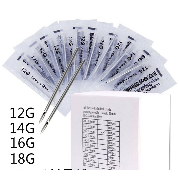 Kim Xỏ Khuyên các cỡ từ nhỏ đến lớn 20G-18G-17G-16G-15G-14G-13G-12G ( 1 chiếc)