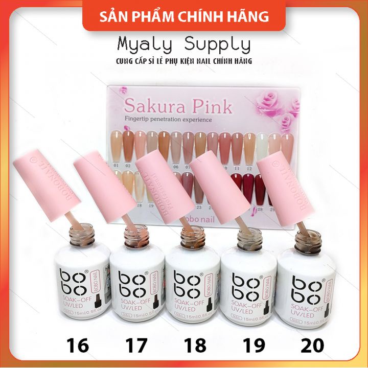 Sơn Gel Thạch Lẻ Chai Bobo 30 Màu 35 Đến 64