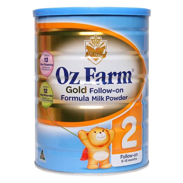 SỮA OZ FARM GOLD 900G CỦA ÚC SỐ 1/2/3