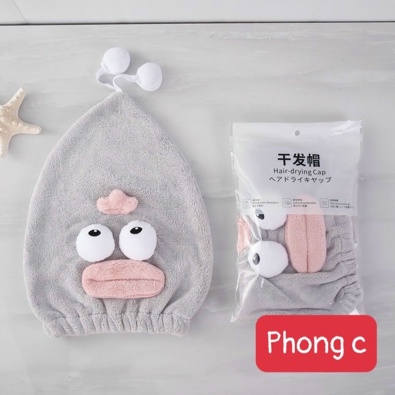 Khăn quấn tóc hình thú