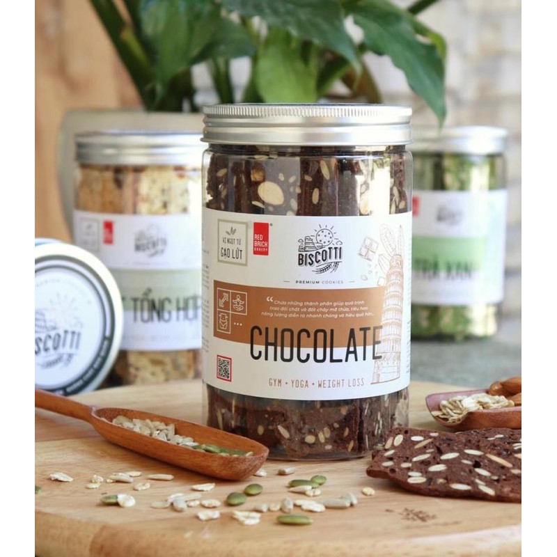 [ FREESHIP ĐƠN HÀNG TỪ 50K ] Bánh Biscotti Ăn Kiêng Thương Hiệu GẠCH ĐỎ | BigBuy360 - bigbuy360.vn