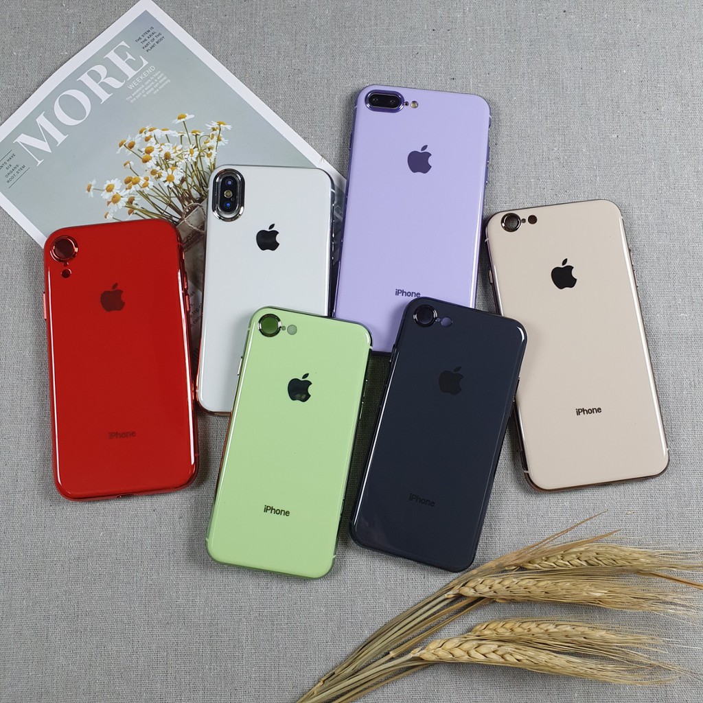 Ốp dẻo màu trơn ip 6,6s / 6plus,6s plus/ 7, 7plus/ 8, 8plus/ X/ XS/ XR