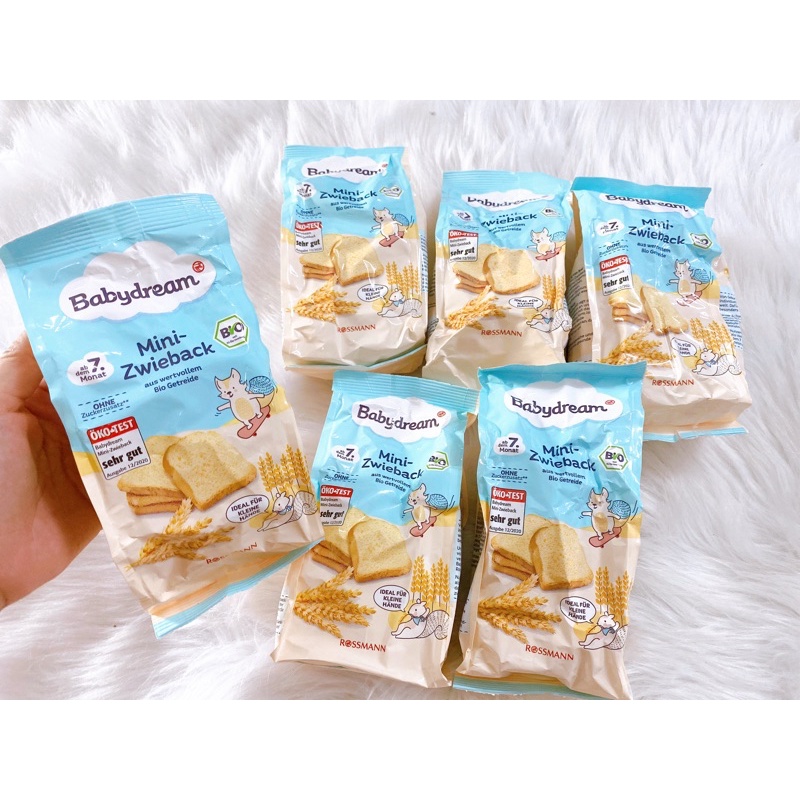 Bánh mì ăn dặm hữu cơ BABY DREAM 100gr