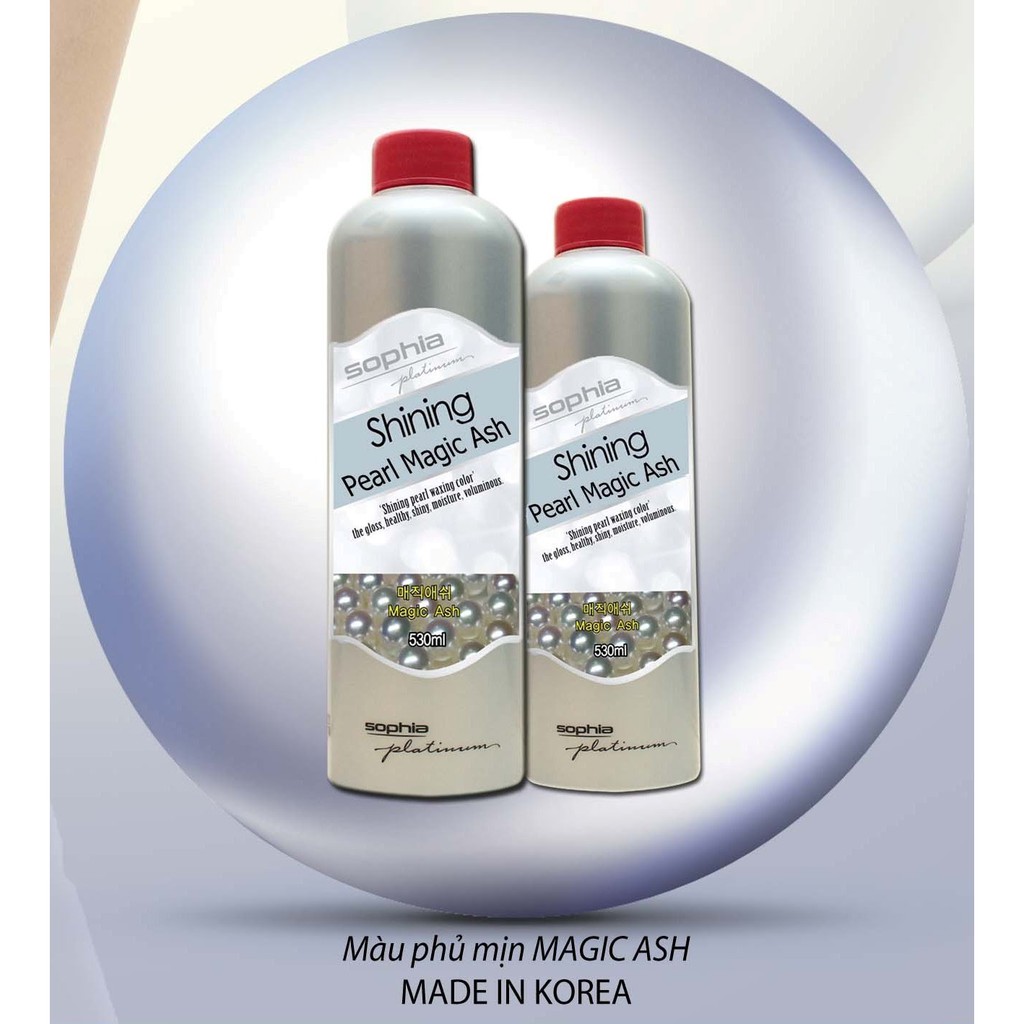 Màu phủ mịn (phủ bóng) - Sophia Platinum Shining Pearl Waxing Color 530ml