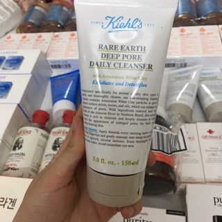 Sữa rửa mặt đất sét Kiehl's Rare Earth Deep Pore Cleansing