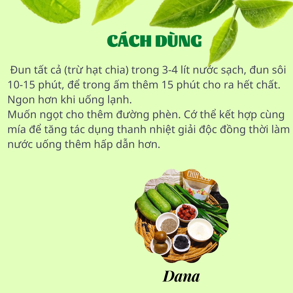 Trà sâm bí đao thanh nhiệt tiêu đờm sỉ 20 set