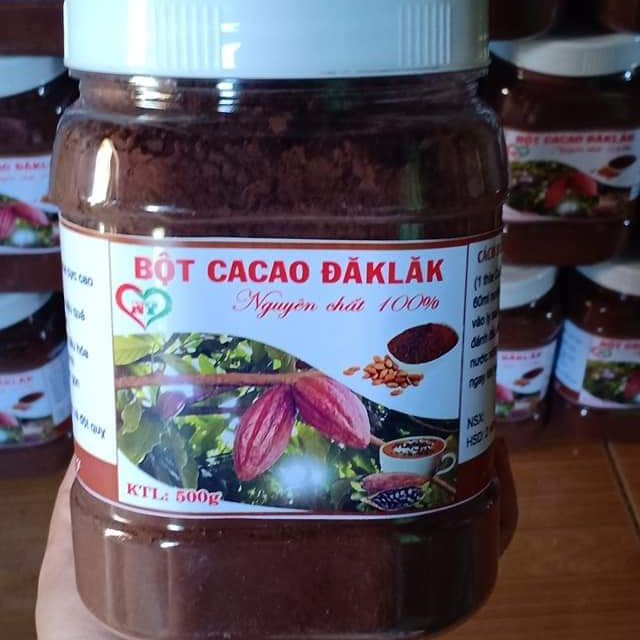 1 Hộp 500g Cacao nguyên chất Đăk Lăk