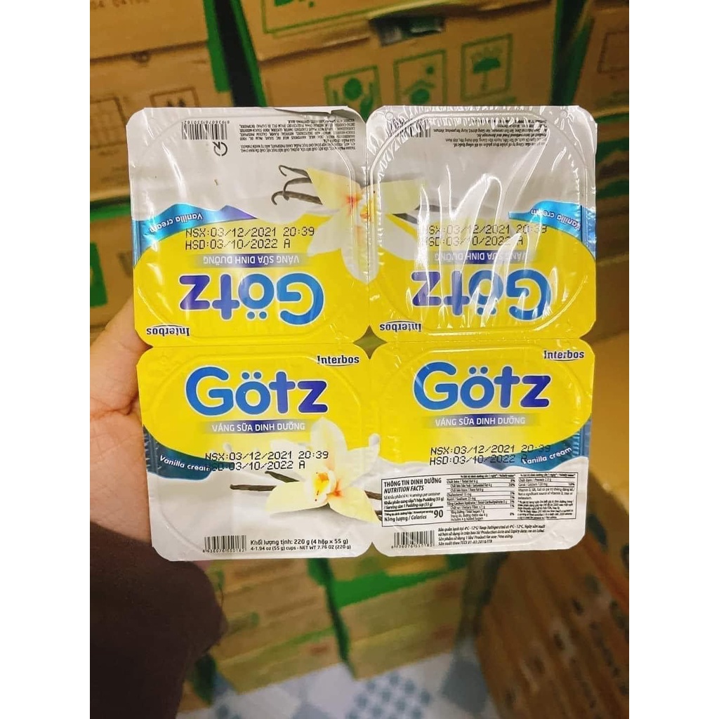 Lốc 4 hộp Váng Sữa,Sữa chua Gotz