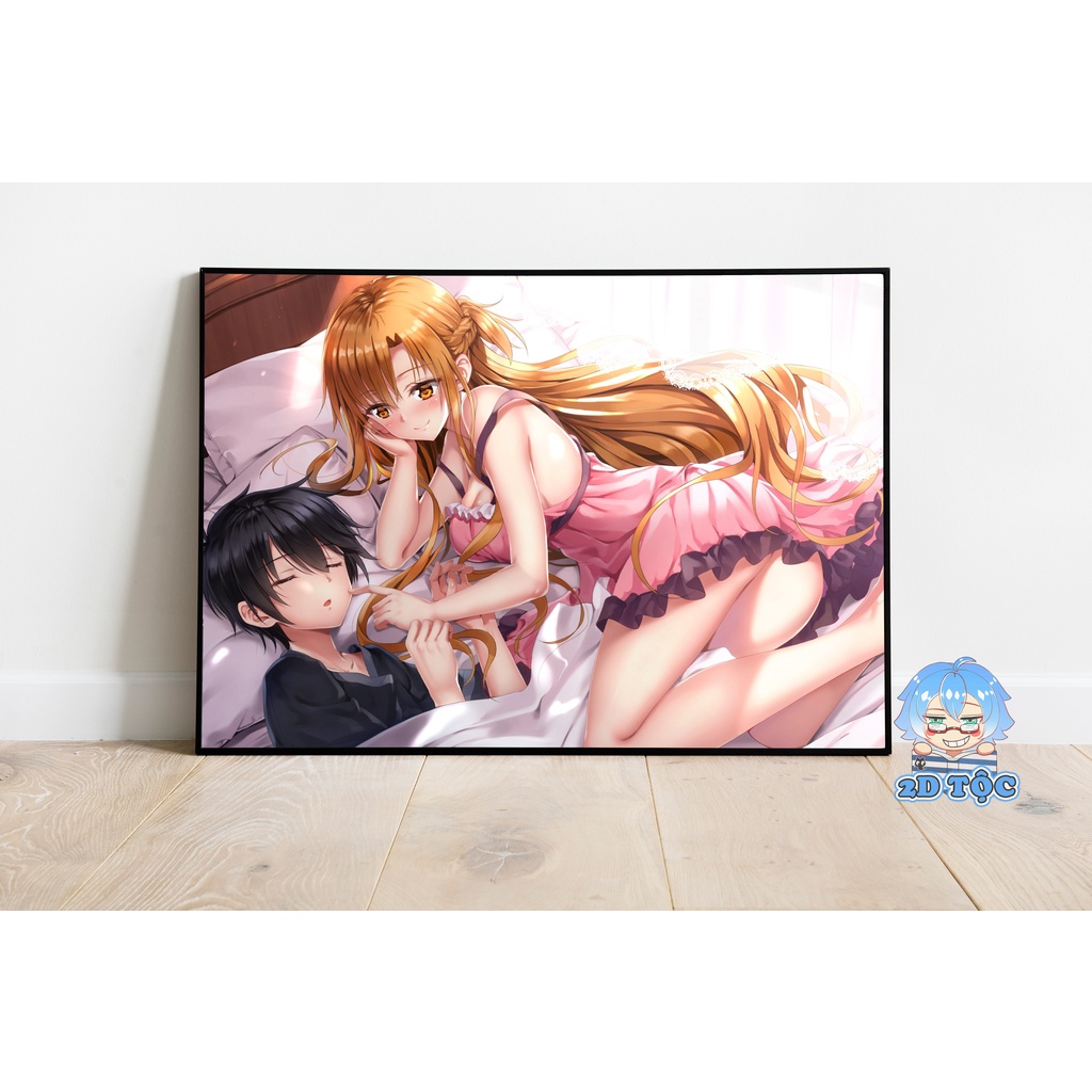 Tranh poster A3 giấy chất lượng cao Yuuki Asuna (20) Anime Manga Sword Art Online  - 2D Tộc Shop