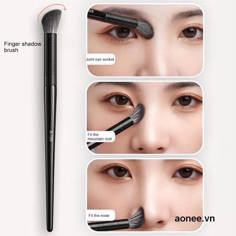 ✨✨hình đầu ngón tay bàn chải đánh bóng mũi/Cọ vẽ đường viền/Cọ trang điểm cầm tay đa chức năng