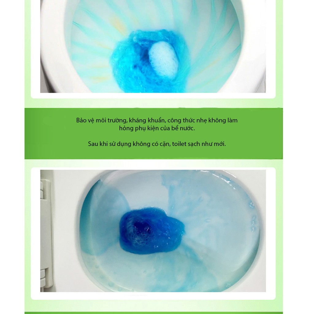 Ếch khử khuẩn toilet 5 in 1 làm sạch nhà vệ sinh Frog Guard tẩy rửa, khử trùng và khử mùi Chammart