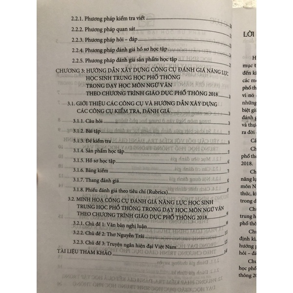 Sách - Hướng dẫn kiểm tra, đánh giá năng lực học sinh trung học phổ phông trong dạy học Ngữ văn