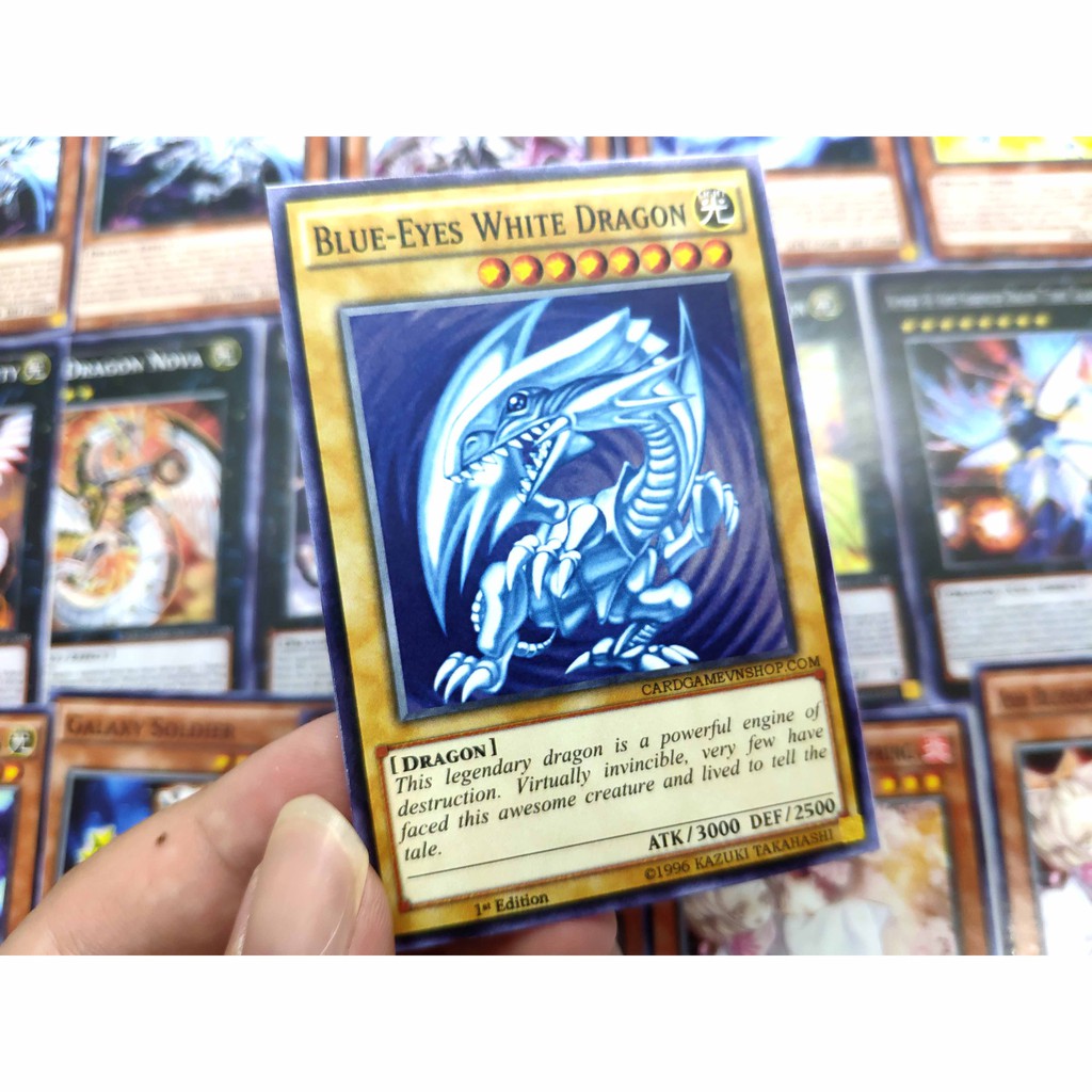 Bài Yugioh ❤️FREESHIP❤️ Thẻ bài Yugioh Blue Eyes Kaiba deck 54 lá