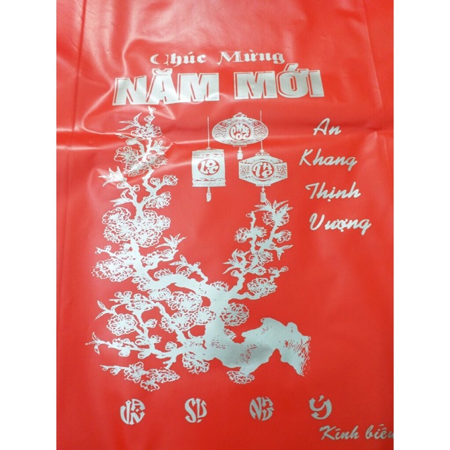 [SỈ/BUÔN] TÚI CHÚC MỪNG NĂM MỚI HD ĐỎ Siêu Dai- Có Cỡ To Đựng Giỏ Quà