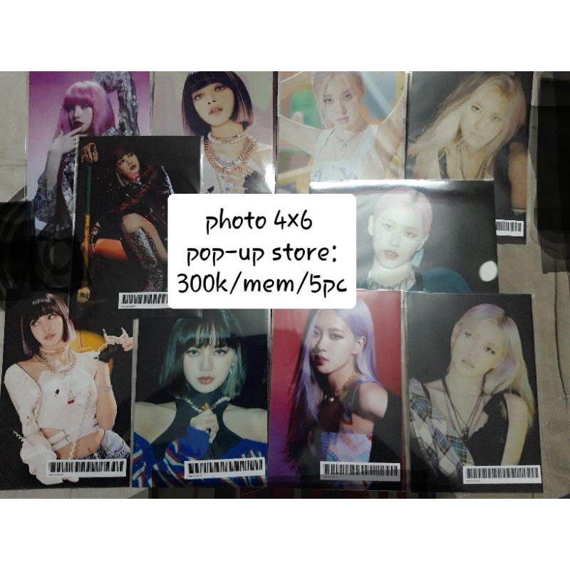 Hình ảnh BLACKPINK pop-up 4+1 postcard