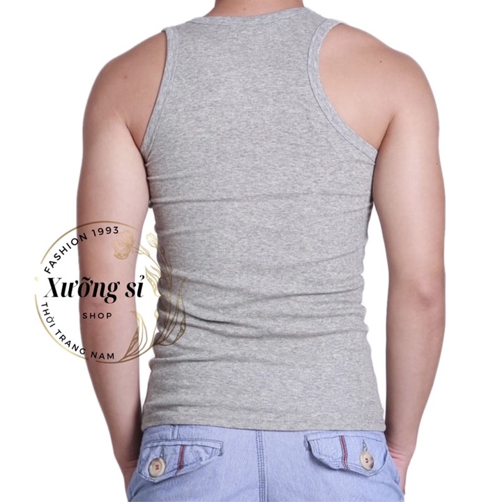 [HCM] ÁO 3 LỖ NAM , Thun body from ôm dáng chuẩn GYM SIZE 40kg đến 95kg giá sale 3L02