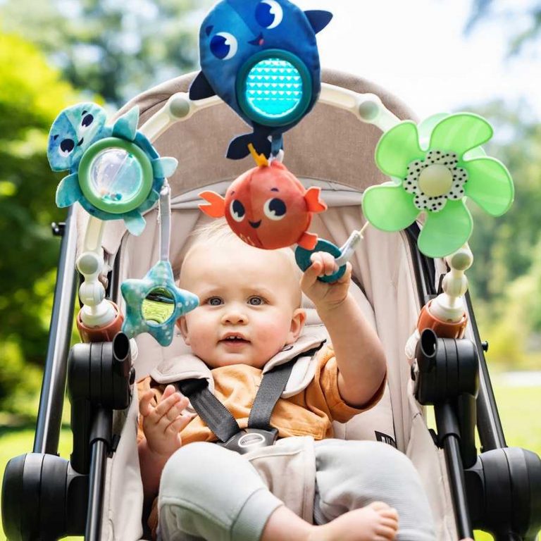💯Đồ chơi treo xe đẩy cao cấp của Mỹ Tiny Love TL Sunny Stroll – Treasure The Ocean phát triển giác quan thị giác