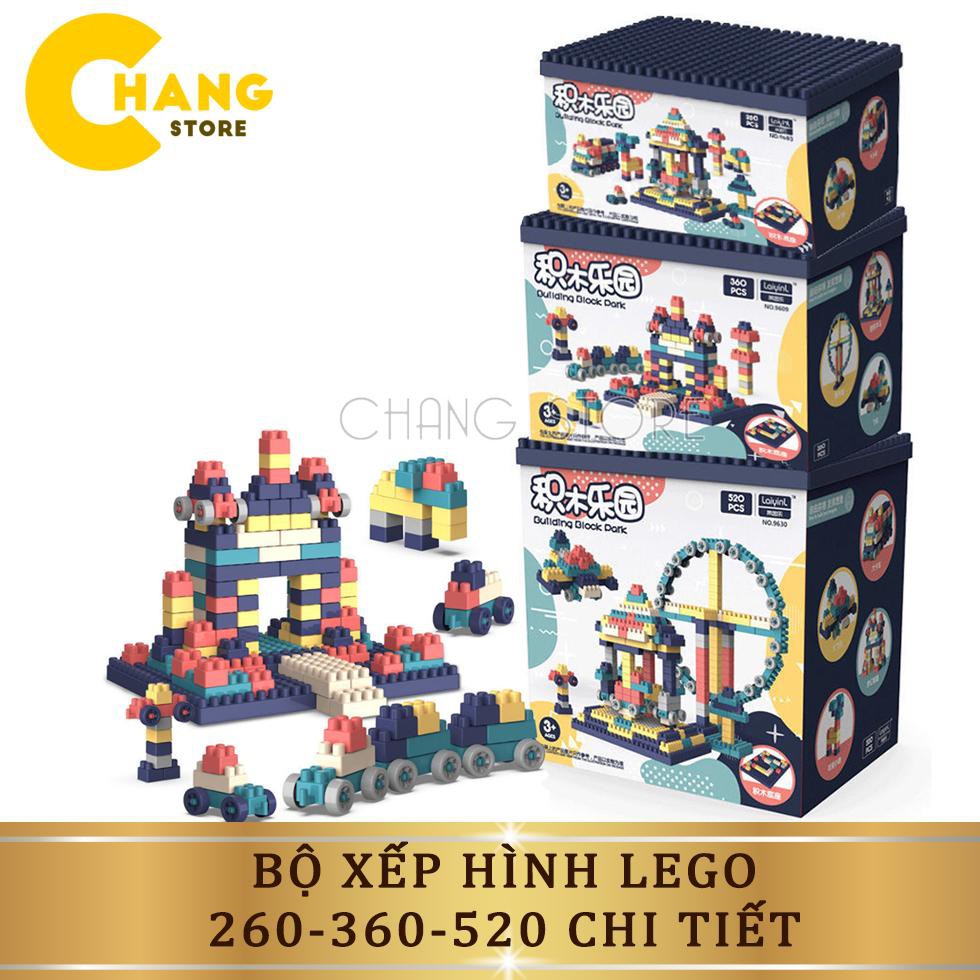 Bộ xếp hình lego 520 chi tiết siêu trí tuệ vòng quay khổng lồ cho bé