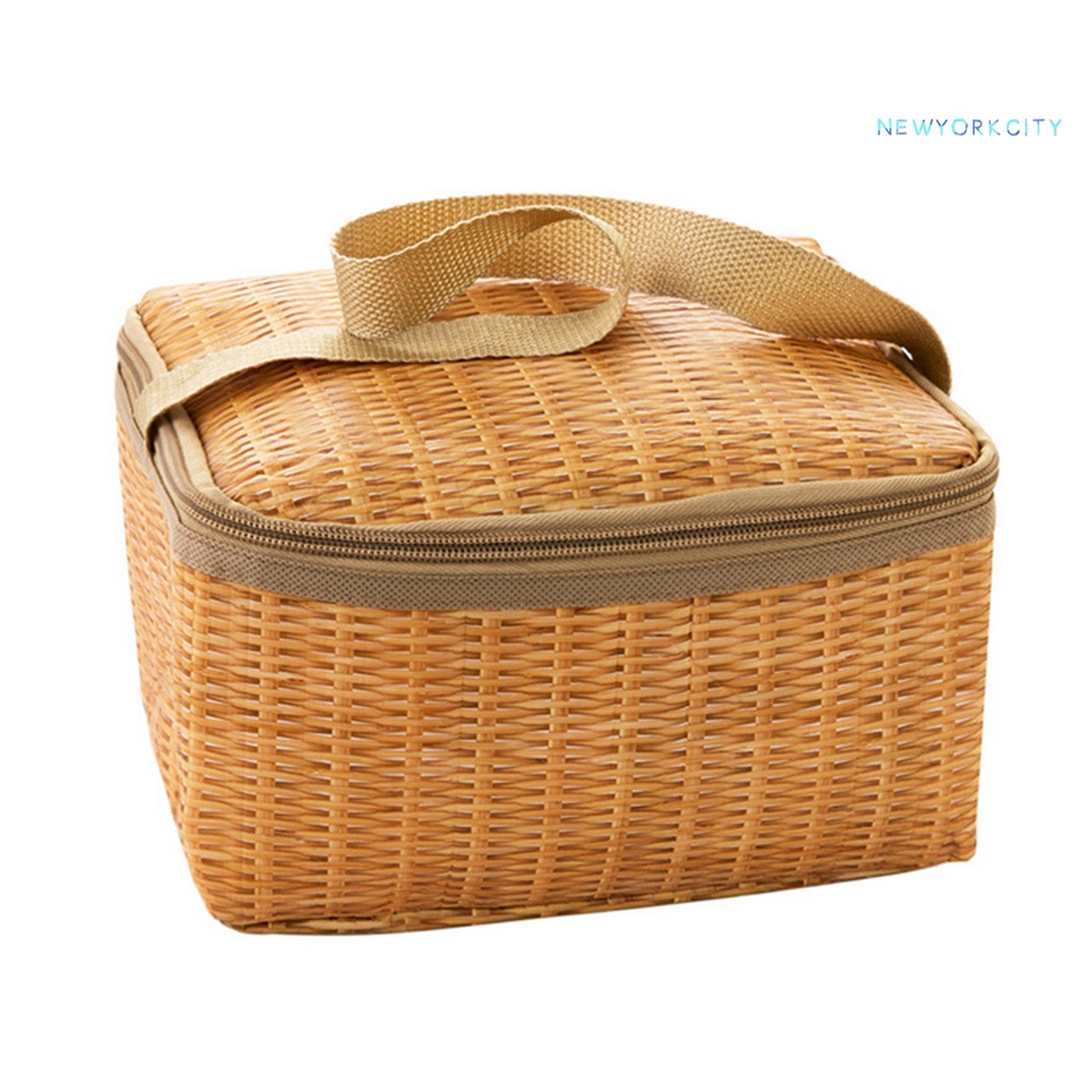 Túi Đựng Cơm Trưa Cách Nhiệt Chống Rách Sức Chứa Lớn Tiện Dụng Mang Theo Dã Ngoại