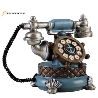 Ống tiết kiệm hình dạng điện thoại bàn mini phong cách cổ điển trang trí nội thất