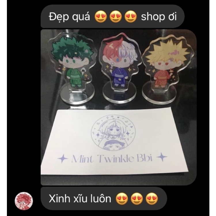 Mini Standee MHA - Mô hình nhân vật MHA 5cm