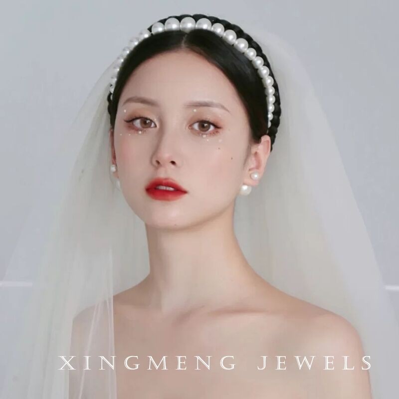 Cài Tóc Đính Hạt Phong Cách Hàn Quốc