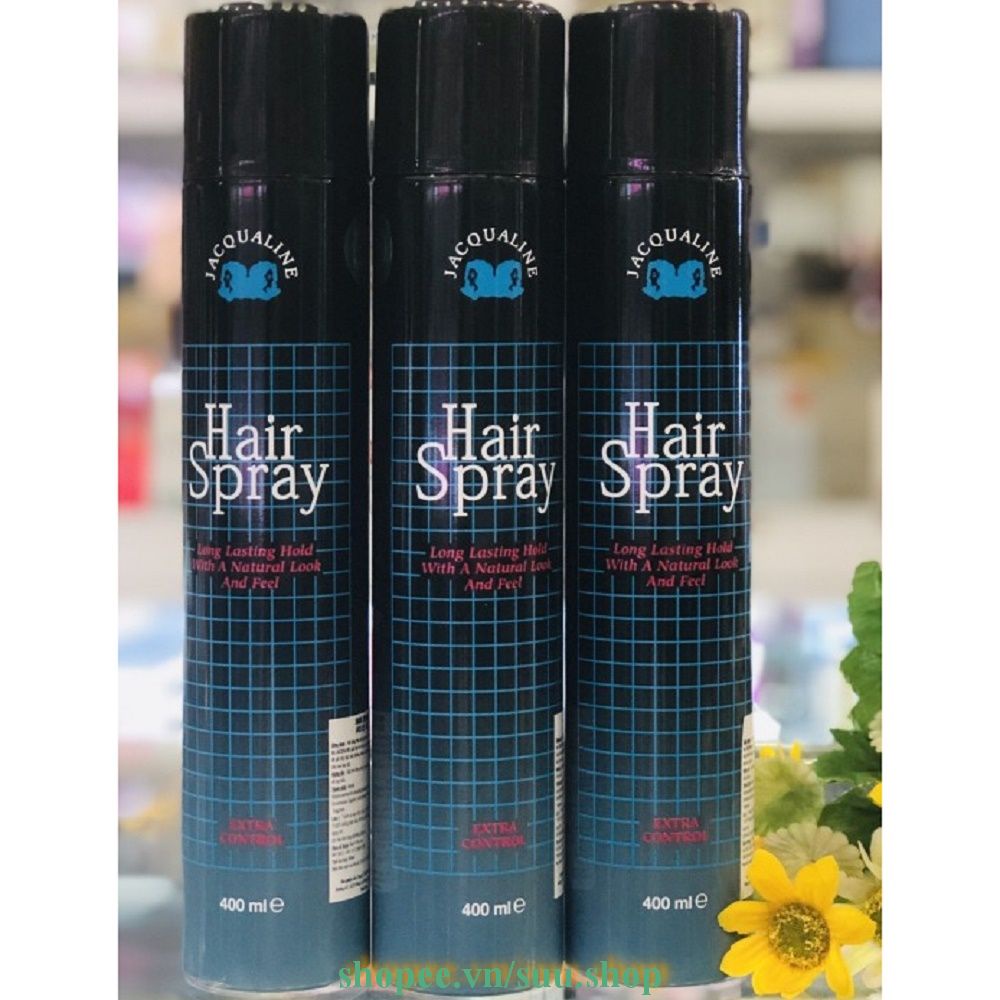 Keo Xịt Tạo Kiểu Tóc 400ml Jacqualine Hair Spray suu.shop cam kết 100% chính hãng