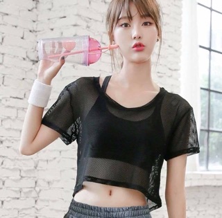 Áo Tank top lưới mặc ngoài