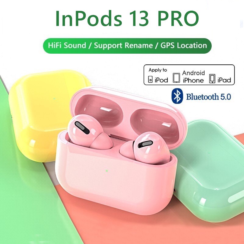 Tai Nghe Nhét Tai Bluetooth 5.0 Inpod 13 Pro i13 Tws Kèm Mic Thoại