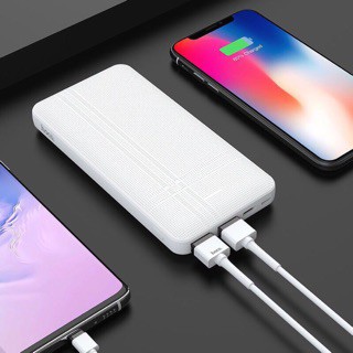 [SẠC CHÍNH HÃNG] Sạc dự phòng chính hãng Sendem 10000mah tích hợp 4 dây sạc, có đèn báo % pin