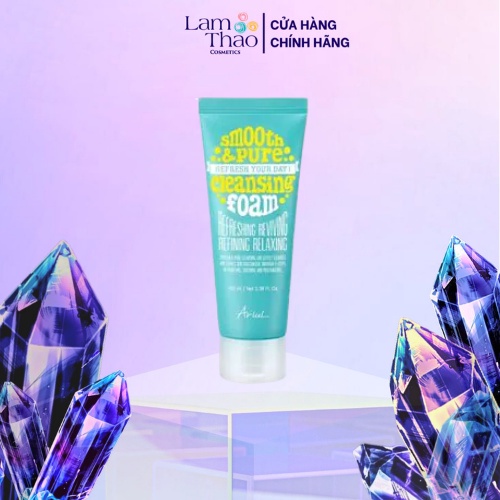 Sữa Rửa Mặt Sạch Sâu Bụi Mịn & Ẩm Mượt Da Ariul Smooth & Pure Cleansing Foam