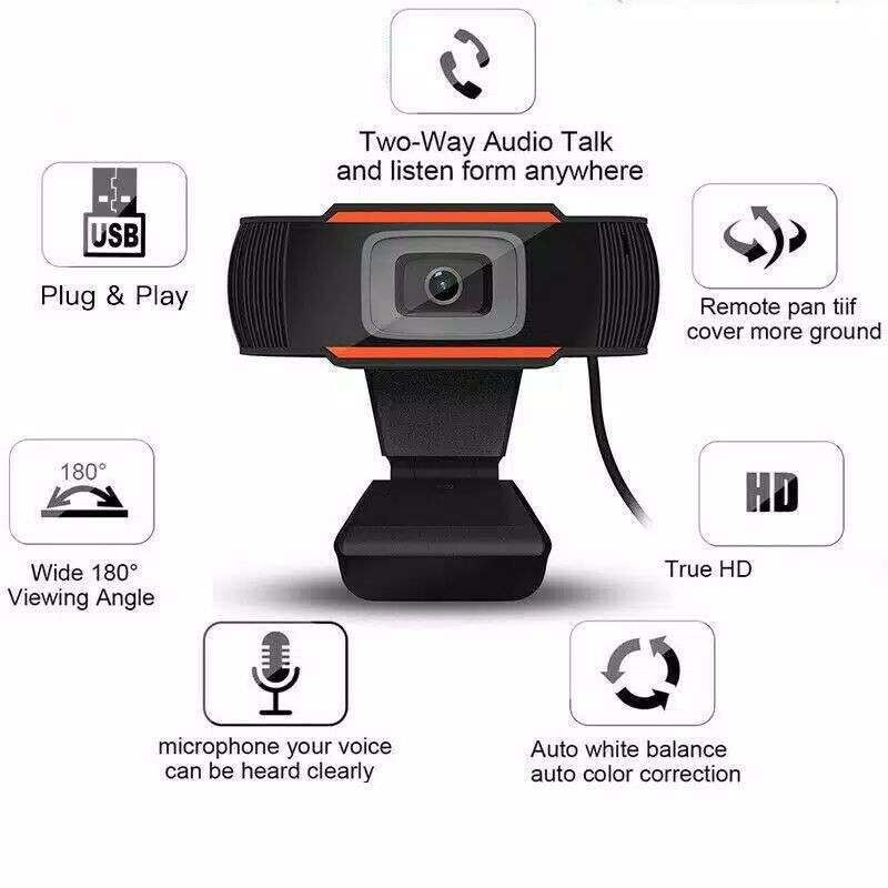 Webcam Tự Động X85 Hd 720p Cho Pc Laptop Desktop Aa1 | BigBuy360 - bigbuy360.vn