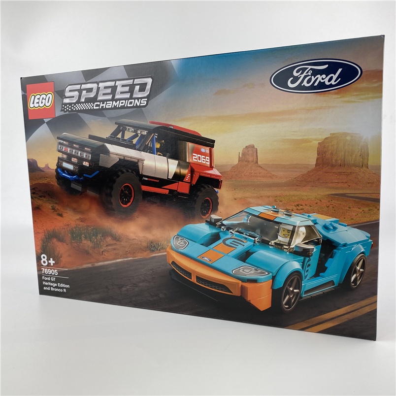 Lego 76905 Speed Champions Ford GT Heritage Edition and Bronco R