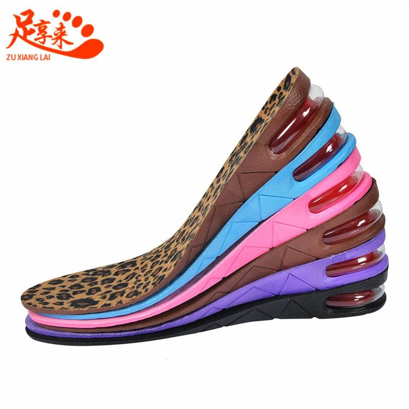 1 pair of padded rubber insoles increase 3cm, 4.5cm or 6cm - Full foot type - PK15