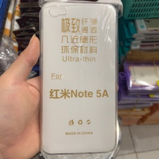 Ốp dẻo silicon trong suốt Redmi Note 5A prime