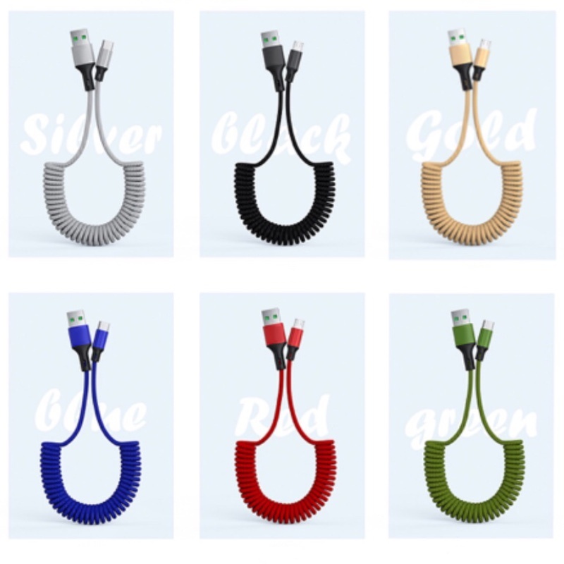 Dây Cáp Sạc Nhanh 1.5M 5A Micro USB Type-C Cho Tất Cả Các Dòng Điện Thoại Thông Minh