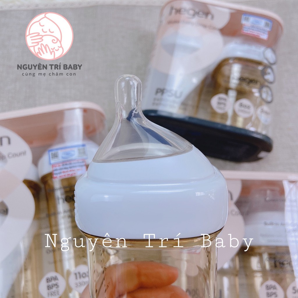 Bình sữa Hegen PPSU cao cấp dành cho bé từ sơ sinh 150ml-240ml-330ml