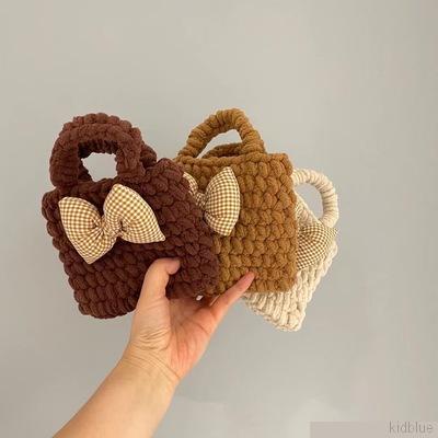 Túi đeo chéo mini đính nơ dễ thương dành cho bé gái