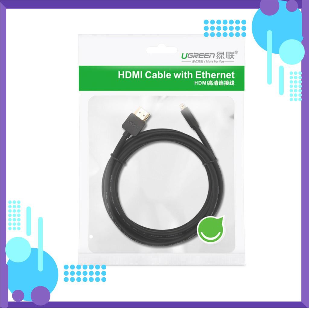 Mua ngay Cáp chuyển Micro HDMI Type D sang HDMI Type A dài từ 1-3m UGREEN HD127 [Giảm giá 5%]