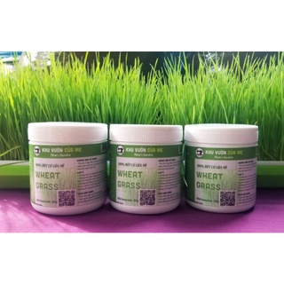 Bột Cỏ Lúa Mì Sấy Lạnh Nghiền Siêu Mịn 120 gram Date t8.2023